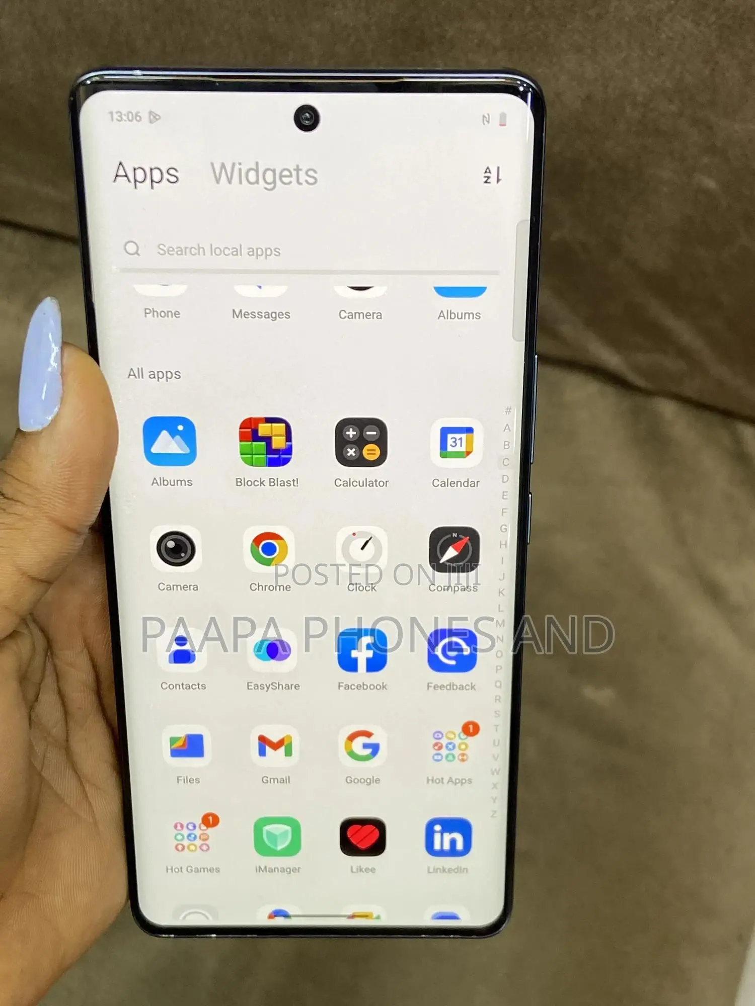 Vivo V40 5G 256 GB Blue