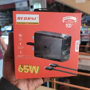 65w Super Fast Charger/ Recrsi Quick Charger 65w