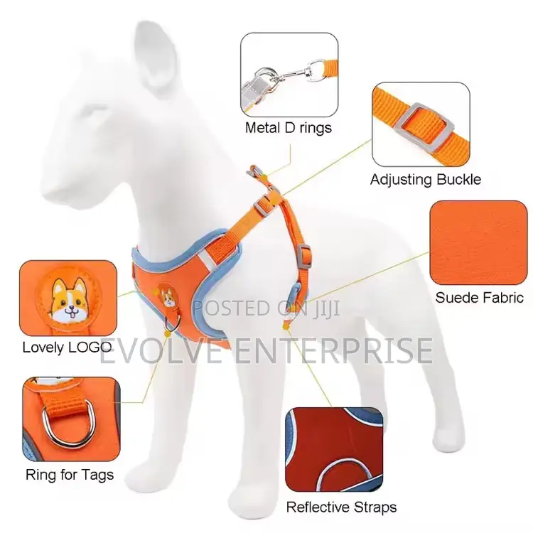 Dog Reflective Harness Dog Leash