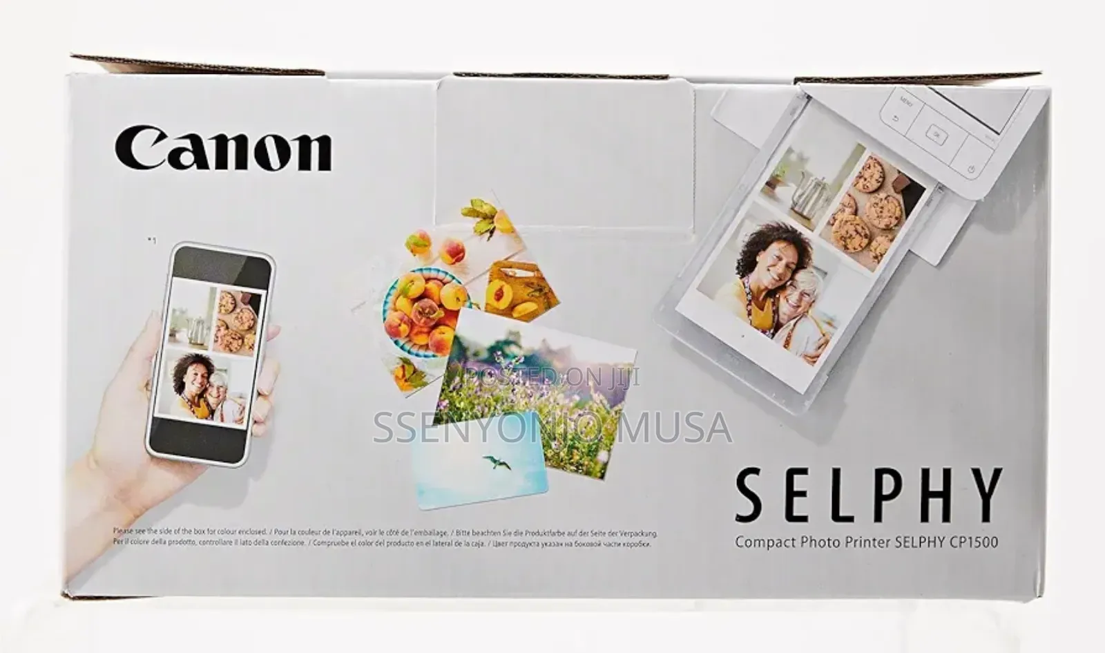 Canon Selphy Cp1500 Portable Photo Printer - Black