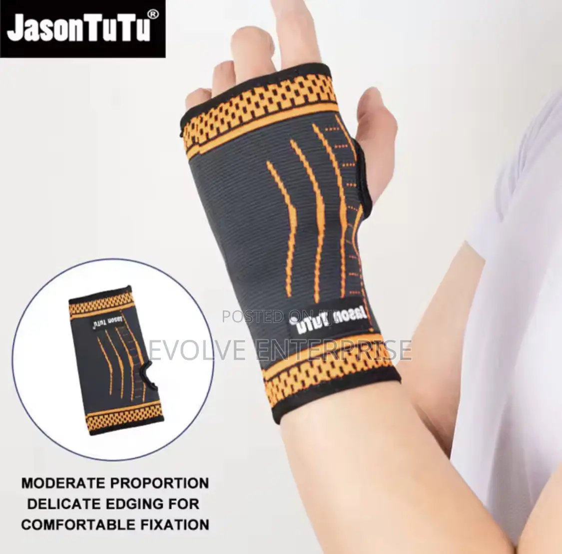 1 PCS Sports Wrist Compression Sleeves Hand Support Brace