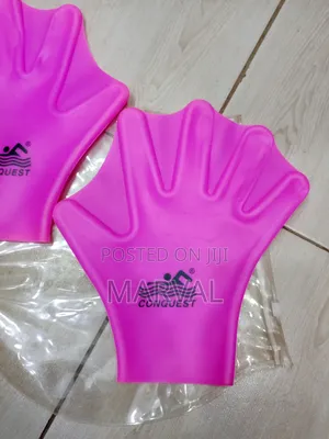 Silicone Webbed Swimming Gloves