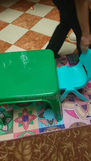 Photo - Kids Plastic Reading Table With Chairs