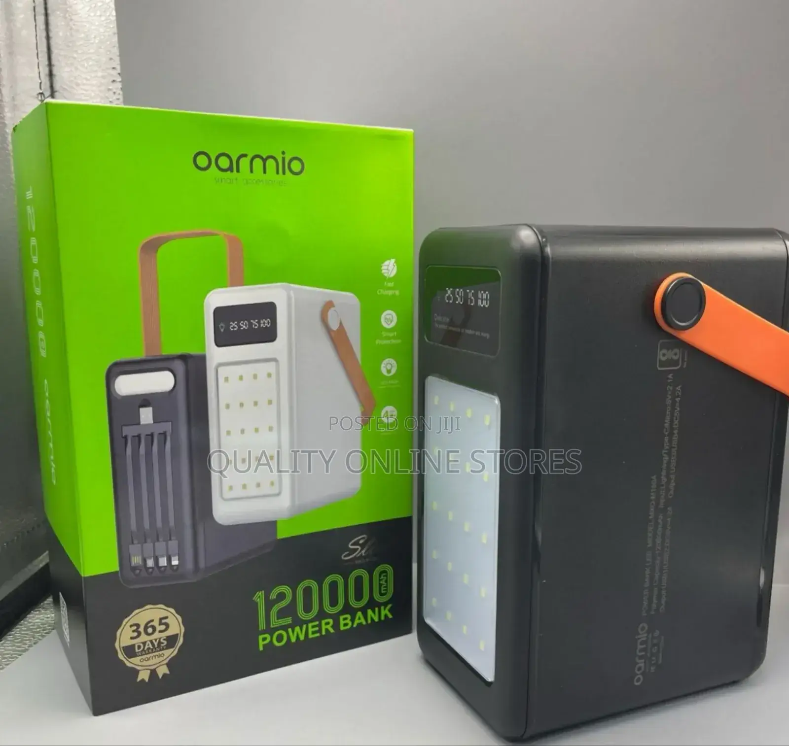 Oriamo Power Bank 120000mh