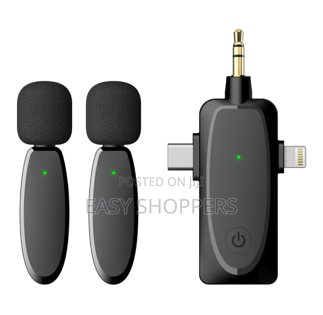 3 in 1 Wireless Microphone for iPhone Type C and Camera