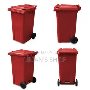 240l Plastic Outdoor Waste Bin With Wheels