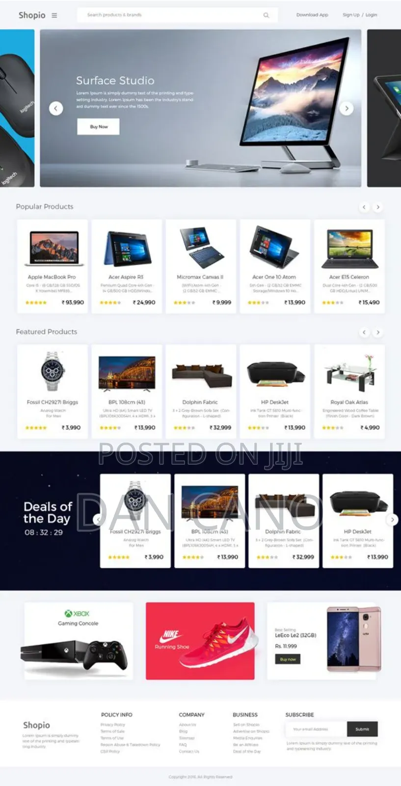 Shop Web Design | With Web Hosting, Domain Name Registration