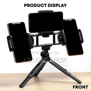 3 in 1 Tripod Adjustable Photography With 3 Phone Holder