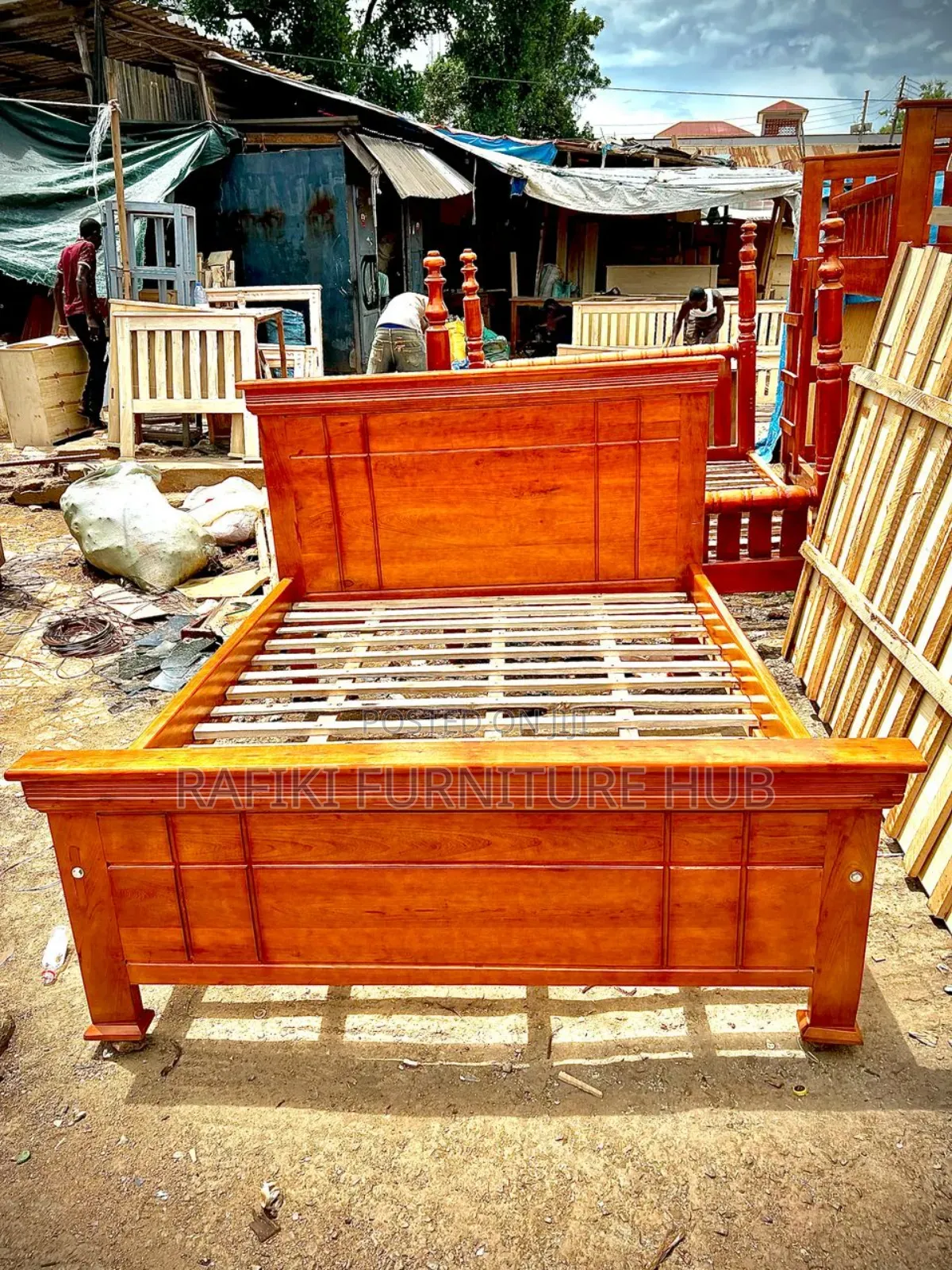 5by6 Tile Bed / Flat Wooden Bed