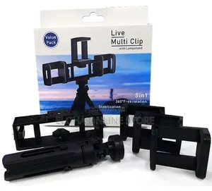 3in1 Adjustable Multiclip Universal Smartphone Phone Holder