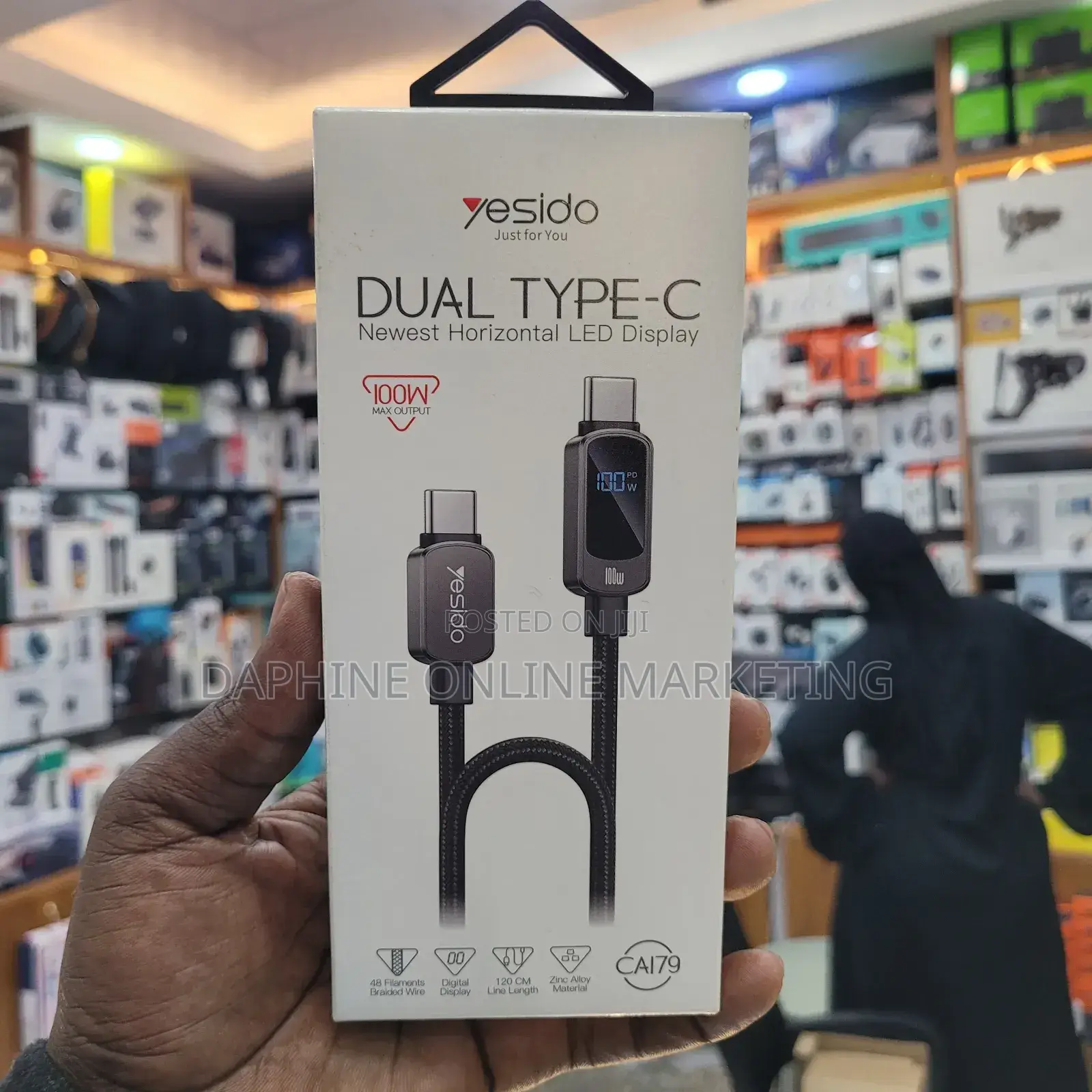 Original 100w Dual Usb-C to Usb-C Led Display