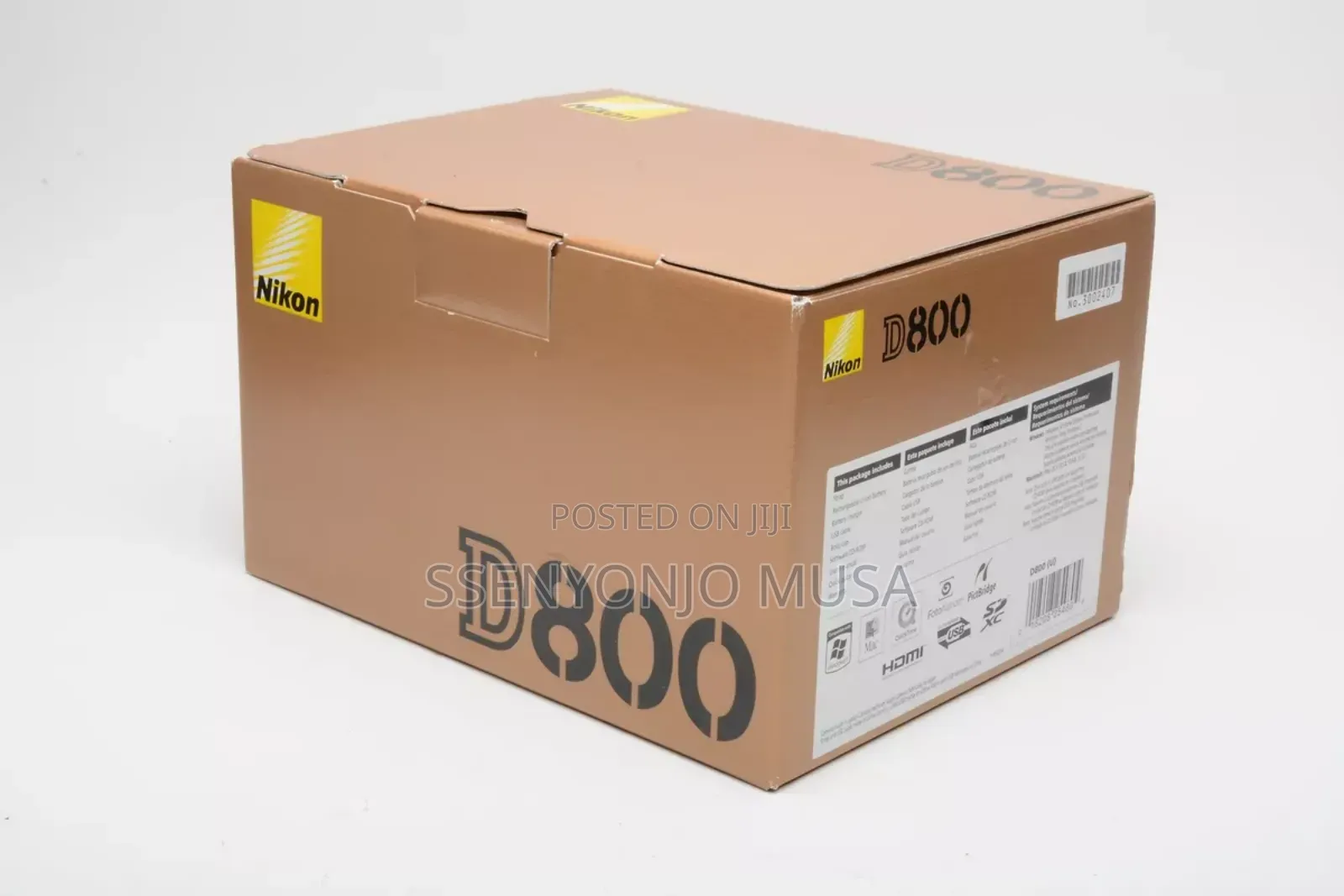 Nikon D800 36.3mp Full Frame Digital SLR Camera