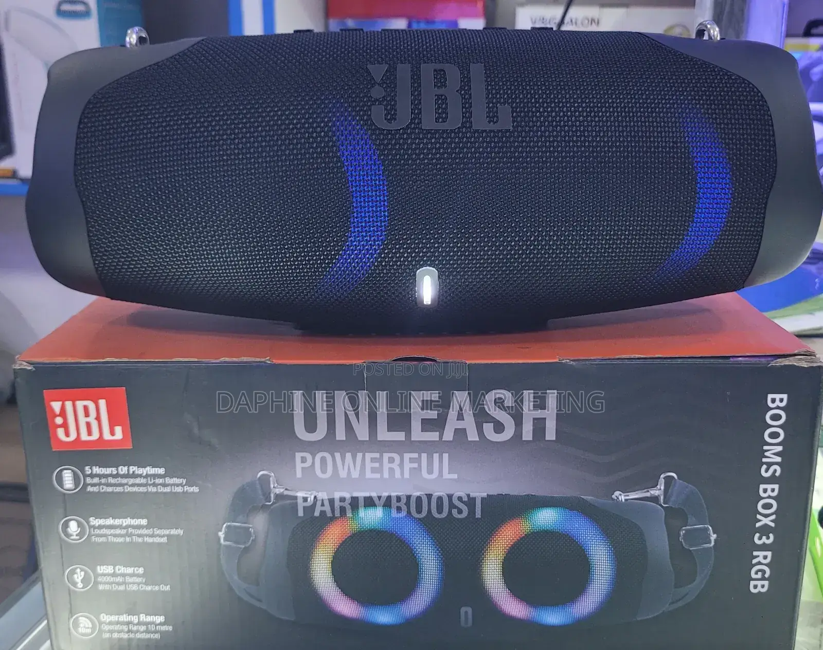 JBL Booms Box 3 RGB Wireless Speaker