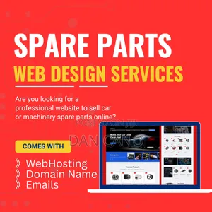 Car Spare Parts Web Design With Web Hosting