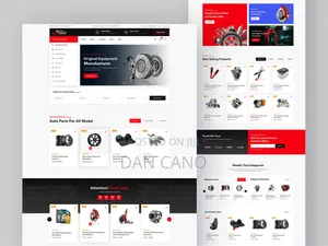Car Spare Parts Web Design With Web Hosting