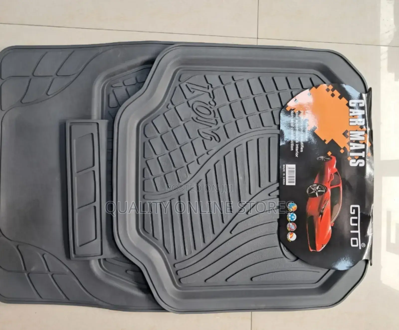 Black Car Mat