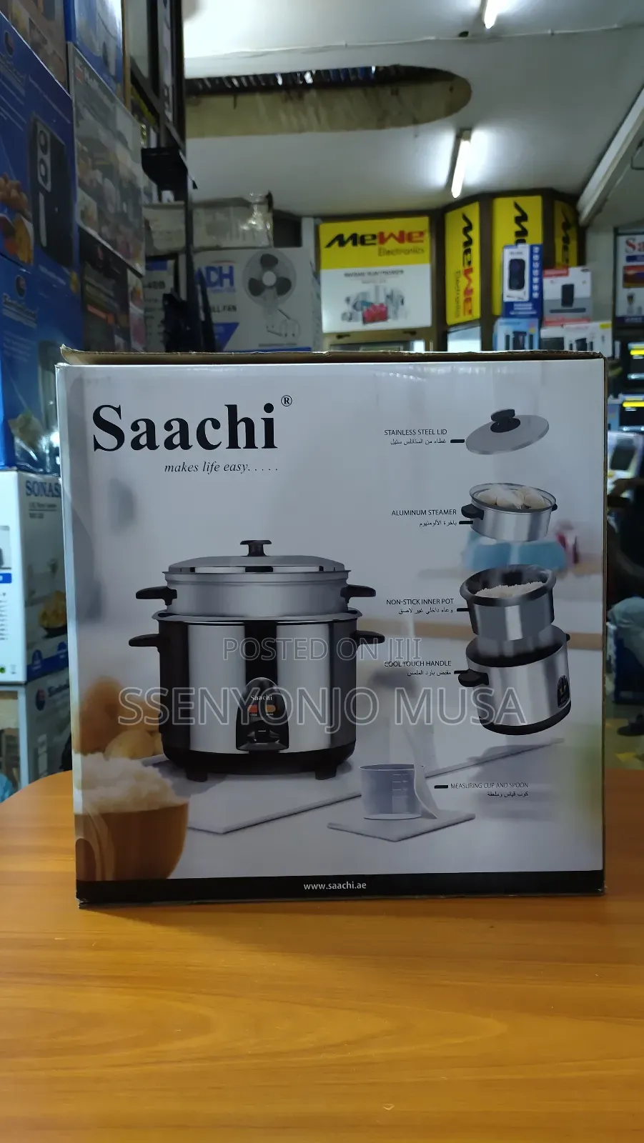 Saachi 2.8l Rice Cooker With Steamer - Nl-Rc-5181