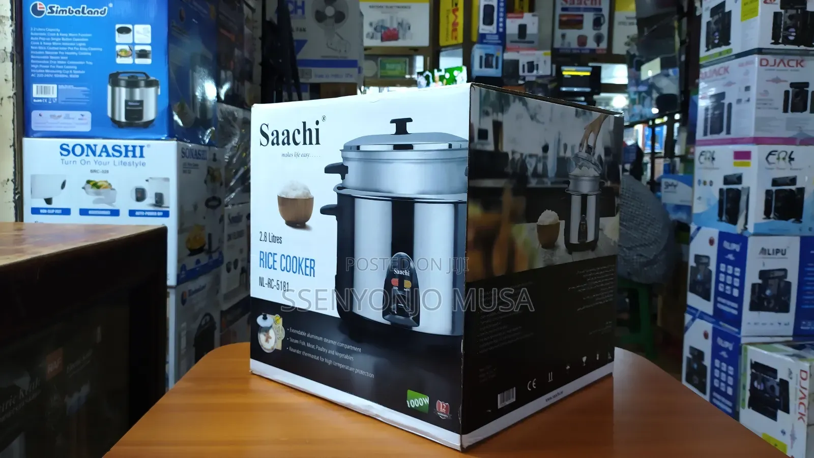 Saachi 2.8l Rice Cooker With Steamer - Nl-Rc-5181