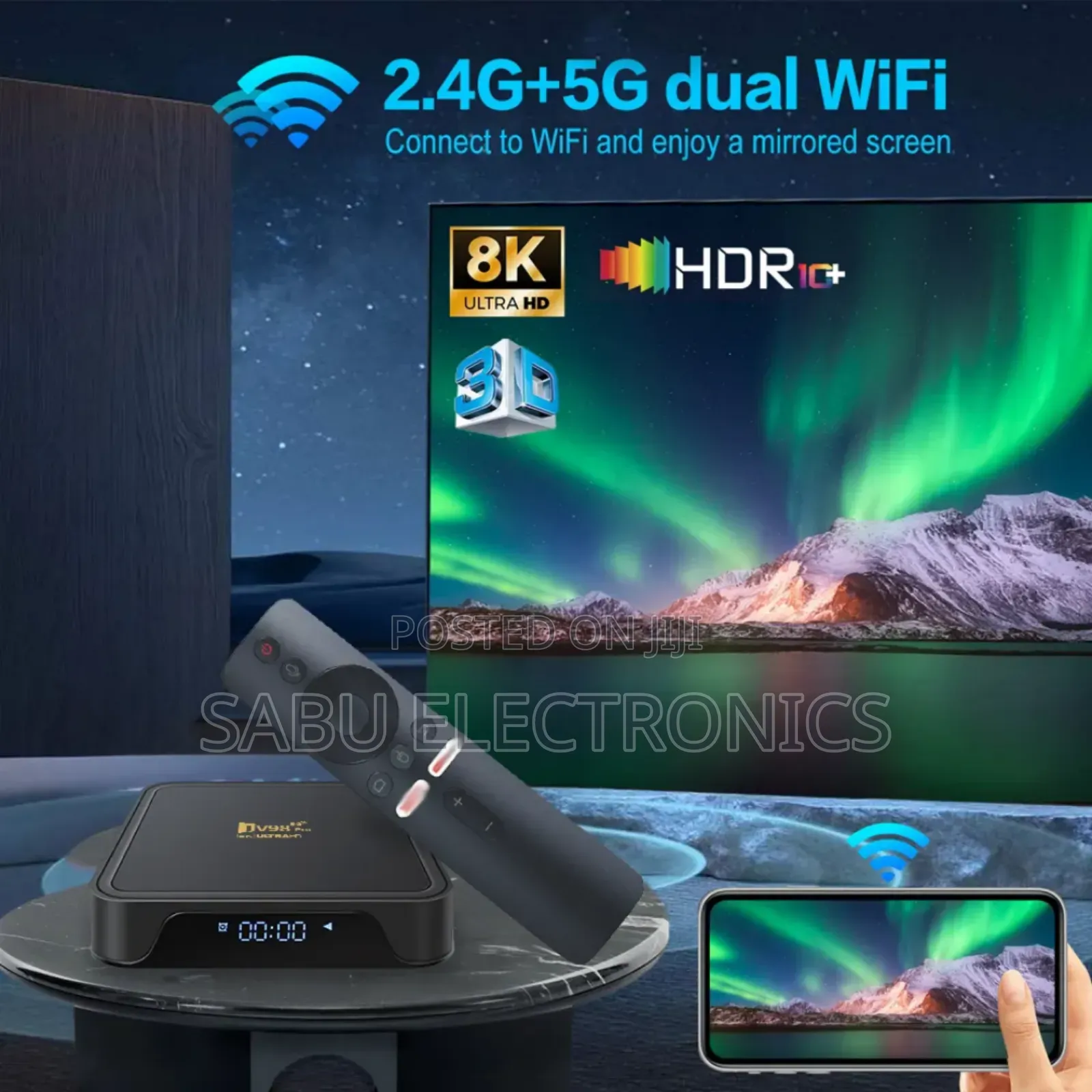 New Model Tv Box - Android 14.0- - 2gb+16gb Memory