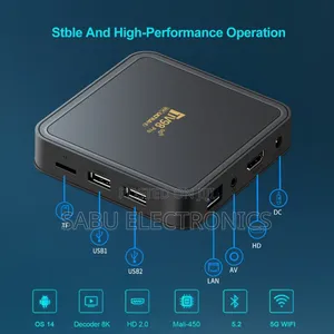 New Model Tv Box - Android 14.0- - 2gb+16gb Memory