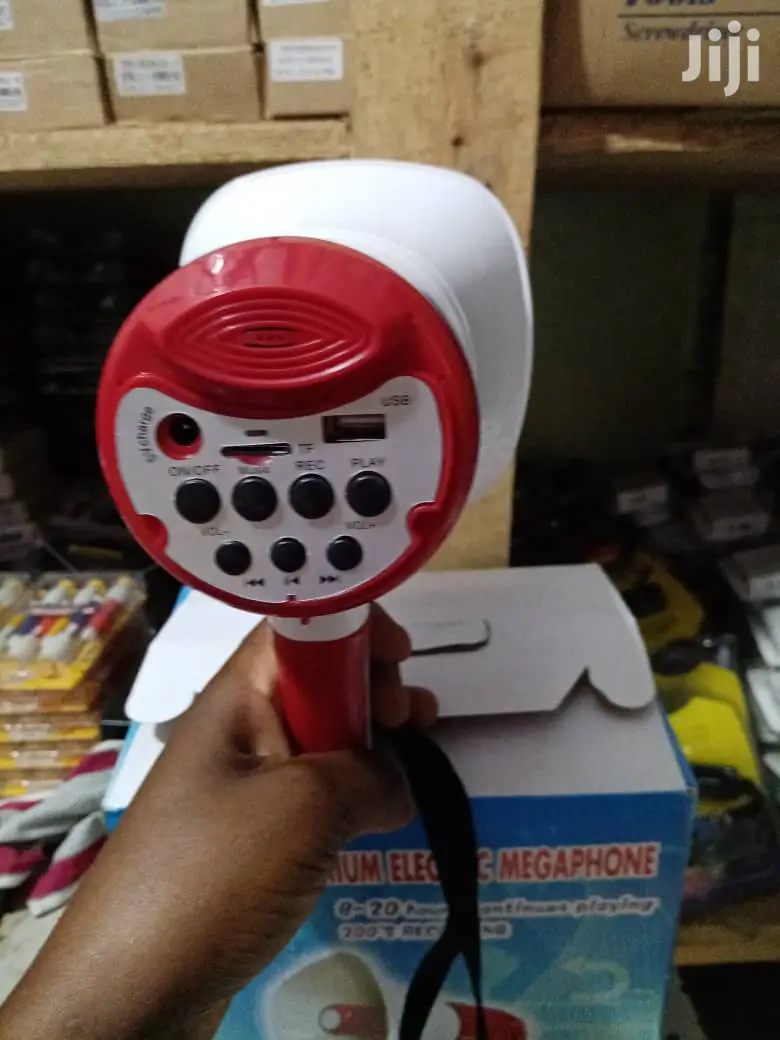 Megaphone -Recheable With Usb and Memory Card Slot