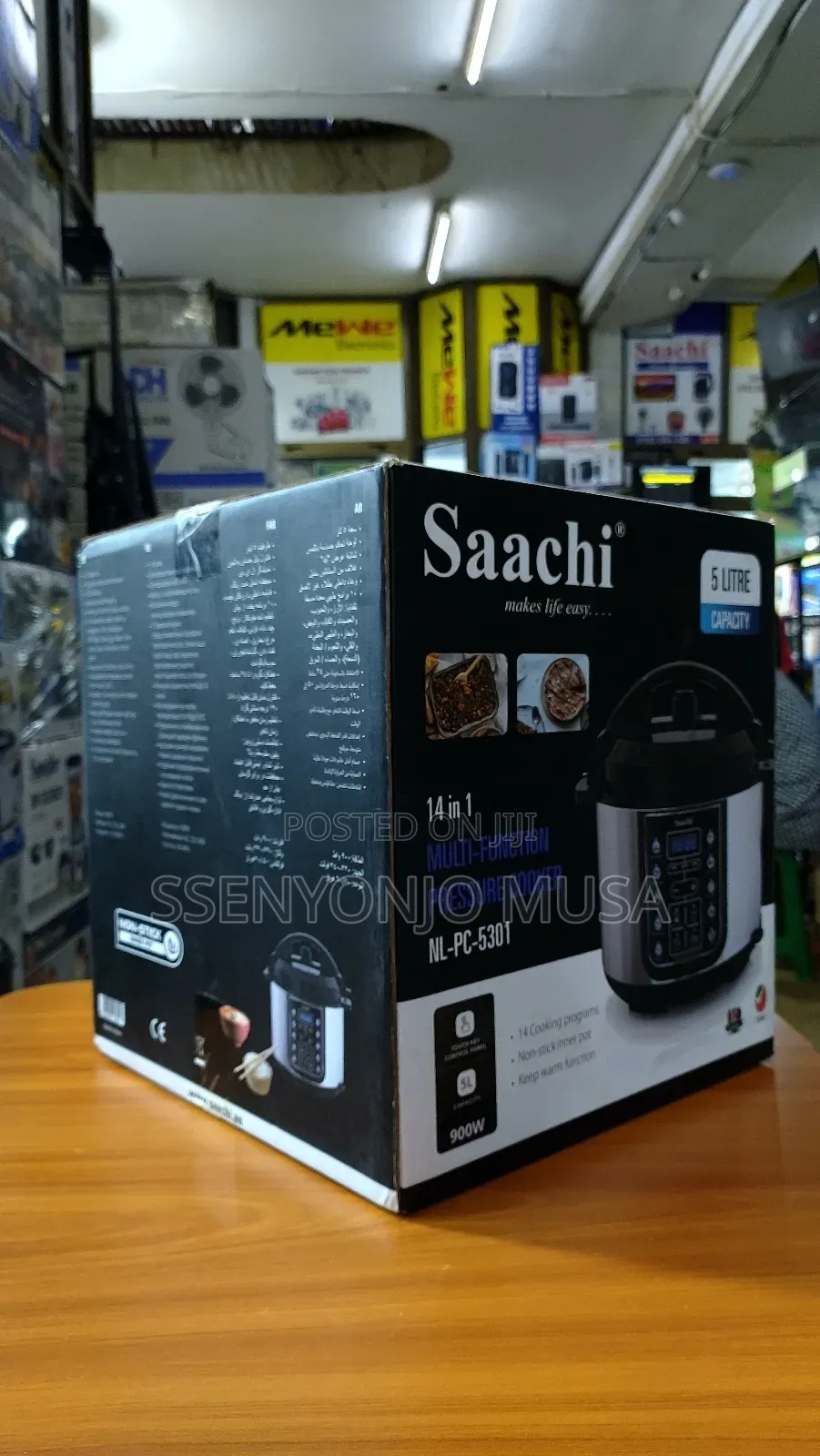 Saachi 14-in-1 Pressure Cooker - 5l, 900w, Nl-Pc-5301