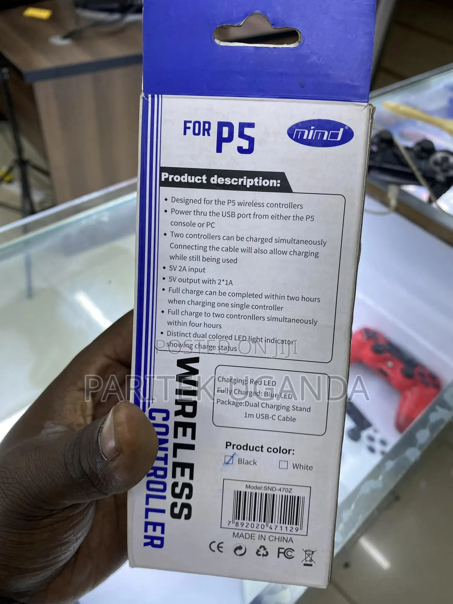 Ps5 Charging Staand With 5v/3a Fast Ac Adapter for Ps5