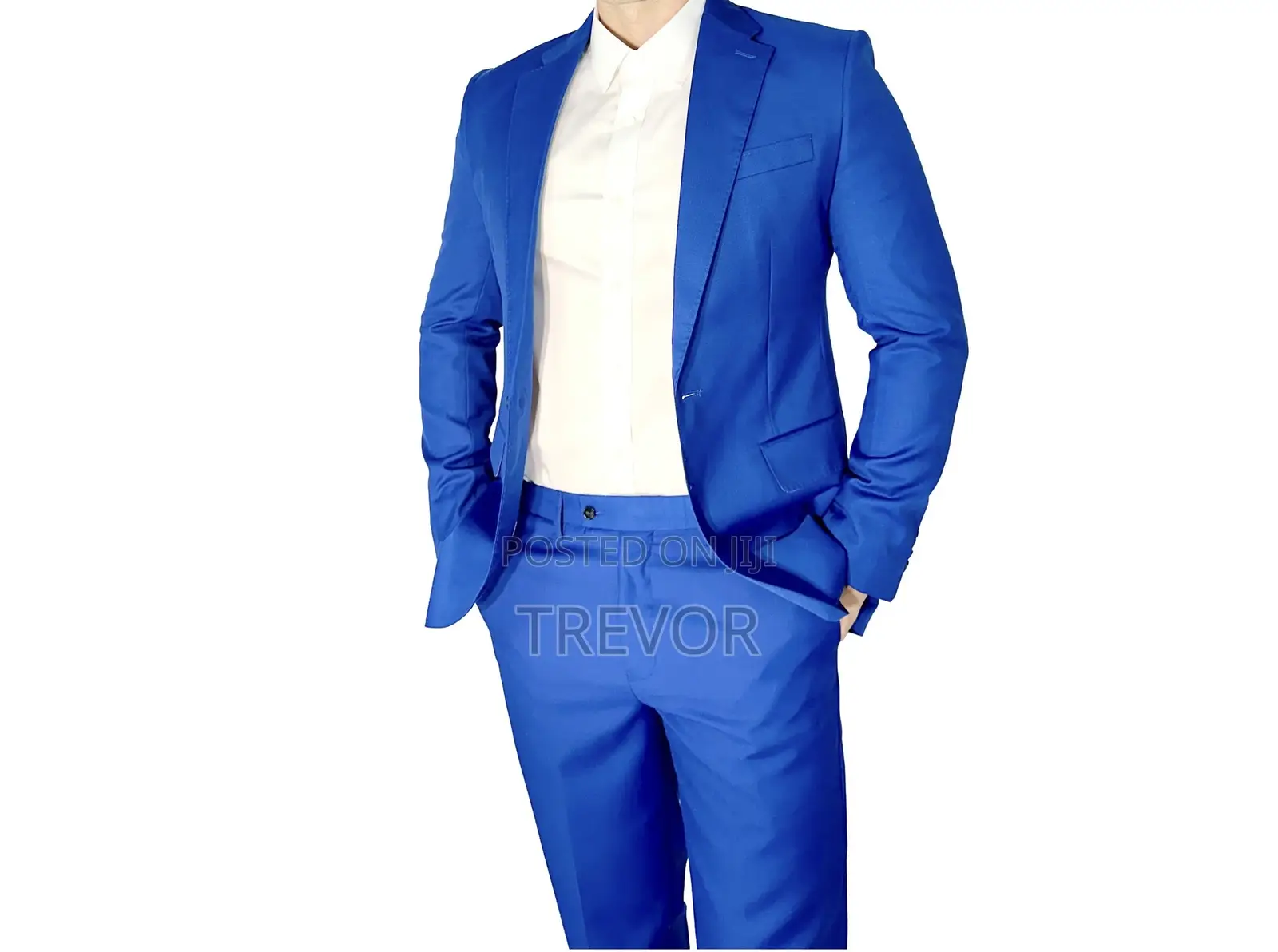 Blue Slim Fit Suit