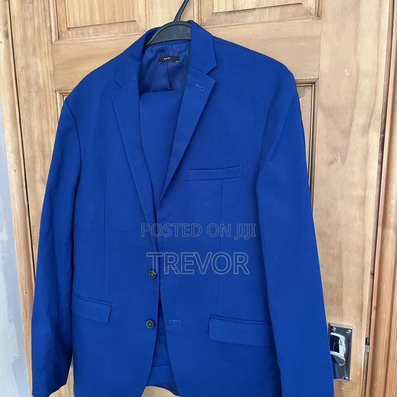 Blue Slim Fit Suit