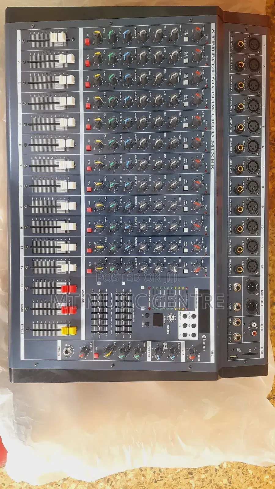 12 Channel Amp Mixer/ Amplified Mixer