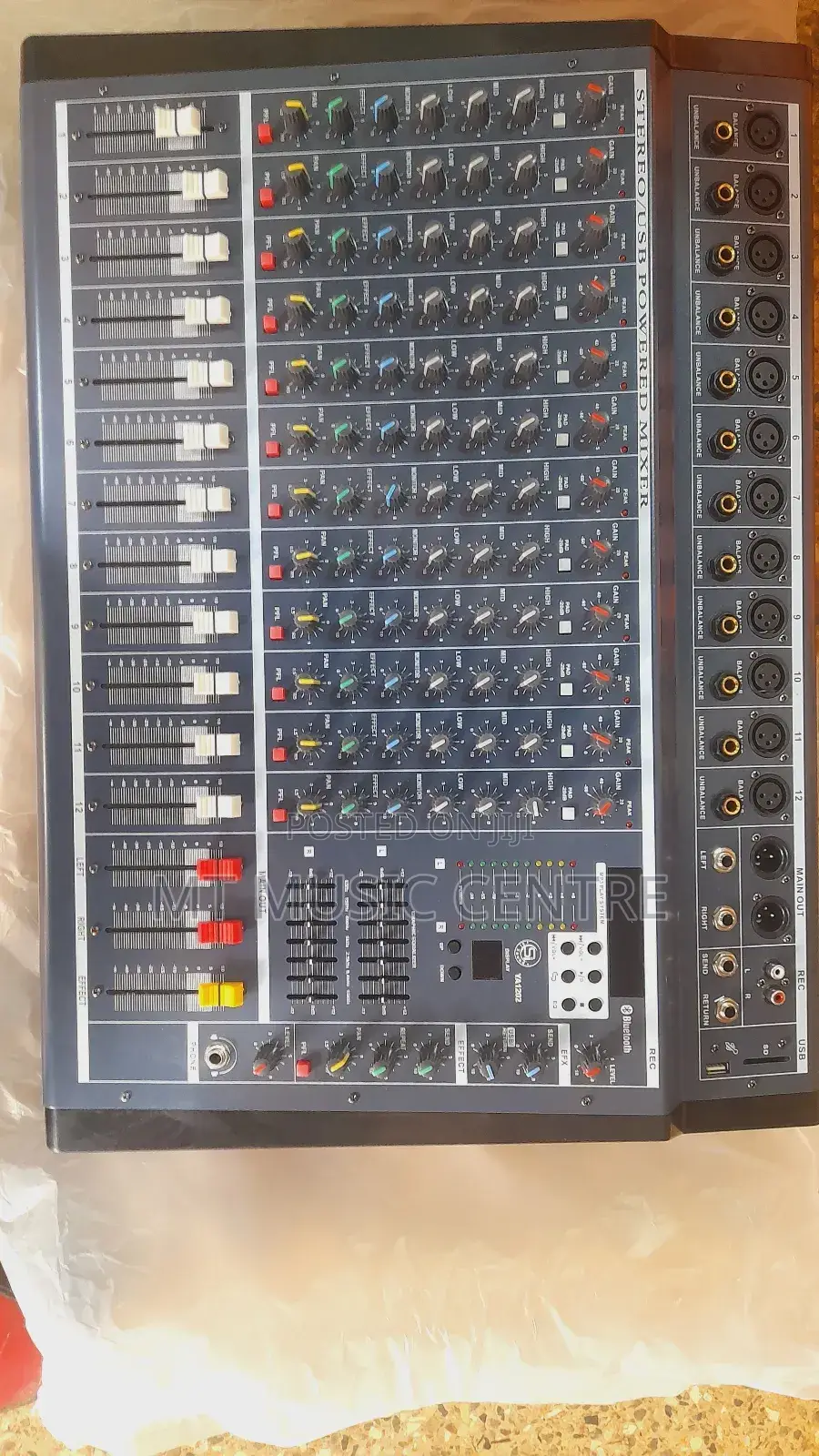 12 Channel Amp Mixer/ Amplified Mixer