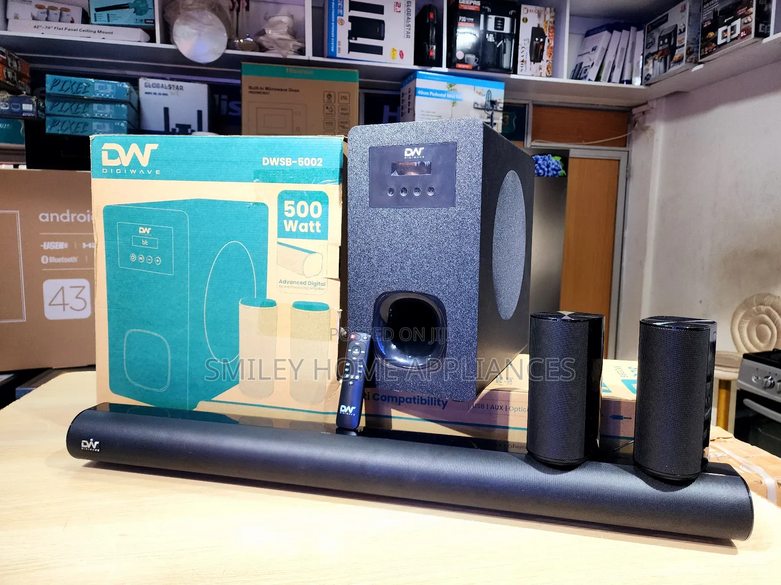 Brand New DWSB-5002 Soundbar 500watts