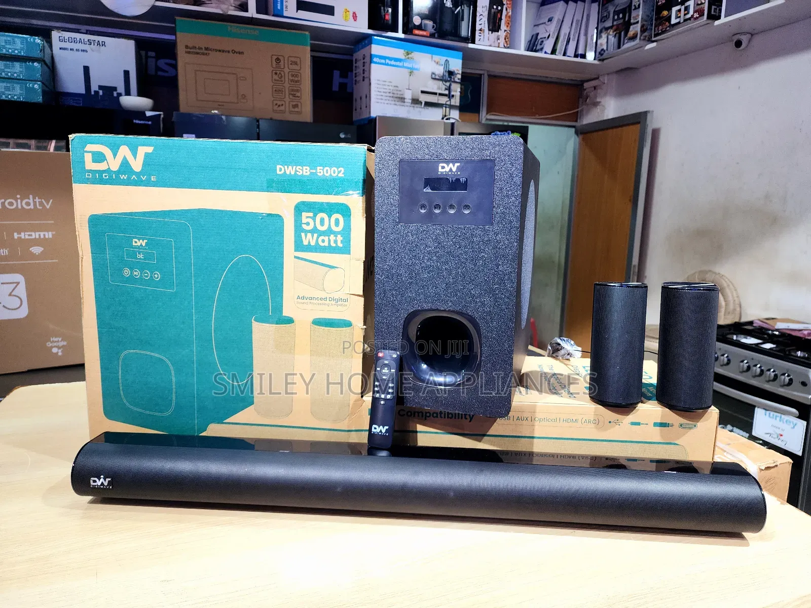 Brand New DWSB-5002 Soundbar 500watts