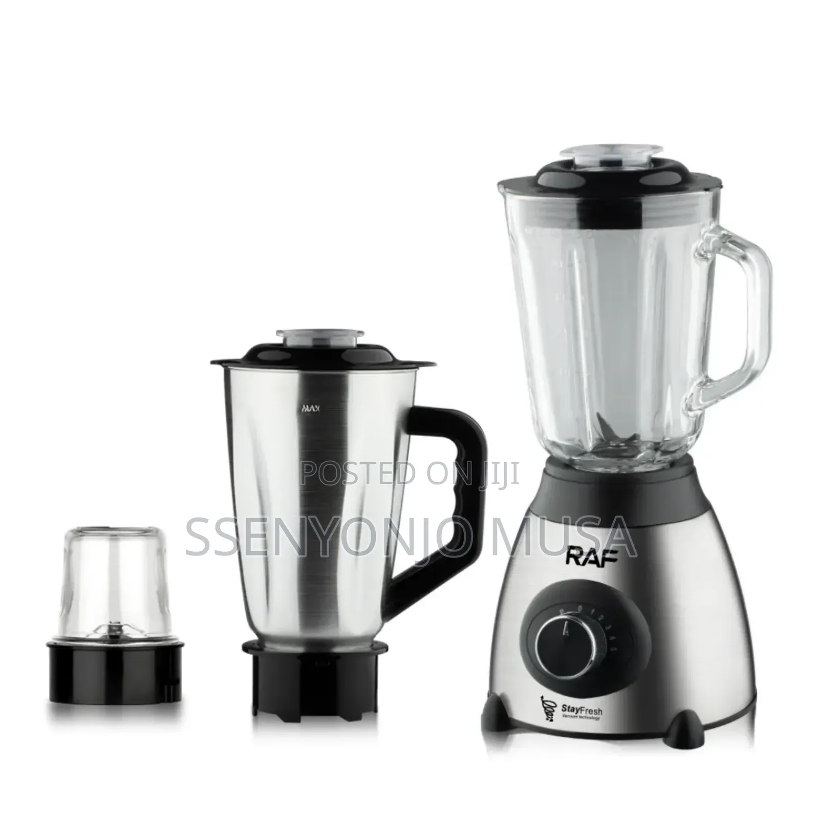 Raf 3-in-1 Electric Blender - R.2871, 1000w, Durable