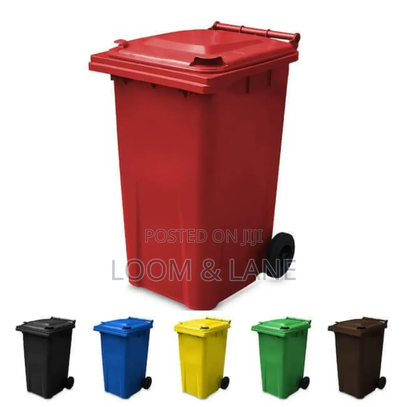 240l Plastic Outdoor Waste Bin With Wheels