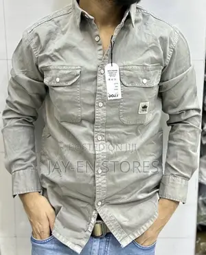 Grey Buttoned Shirt Available