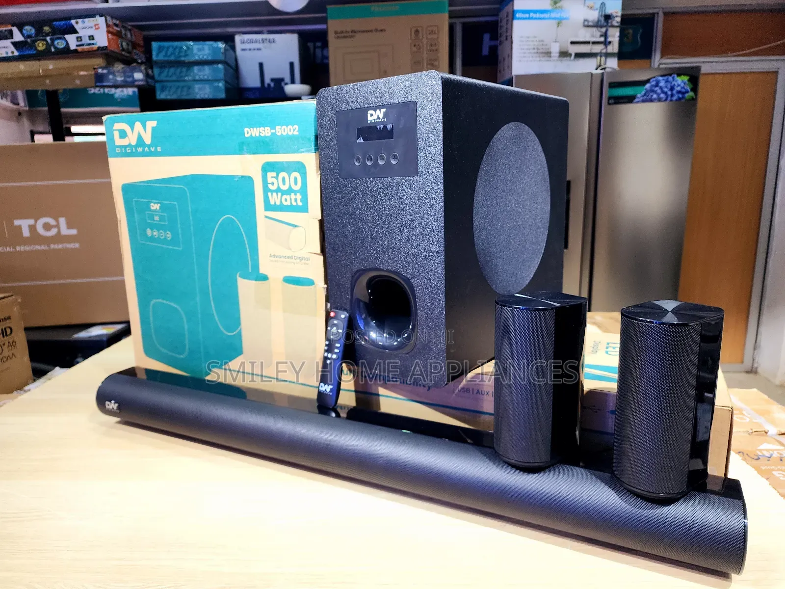 New Dw Soundbar 5.1channel 500watts