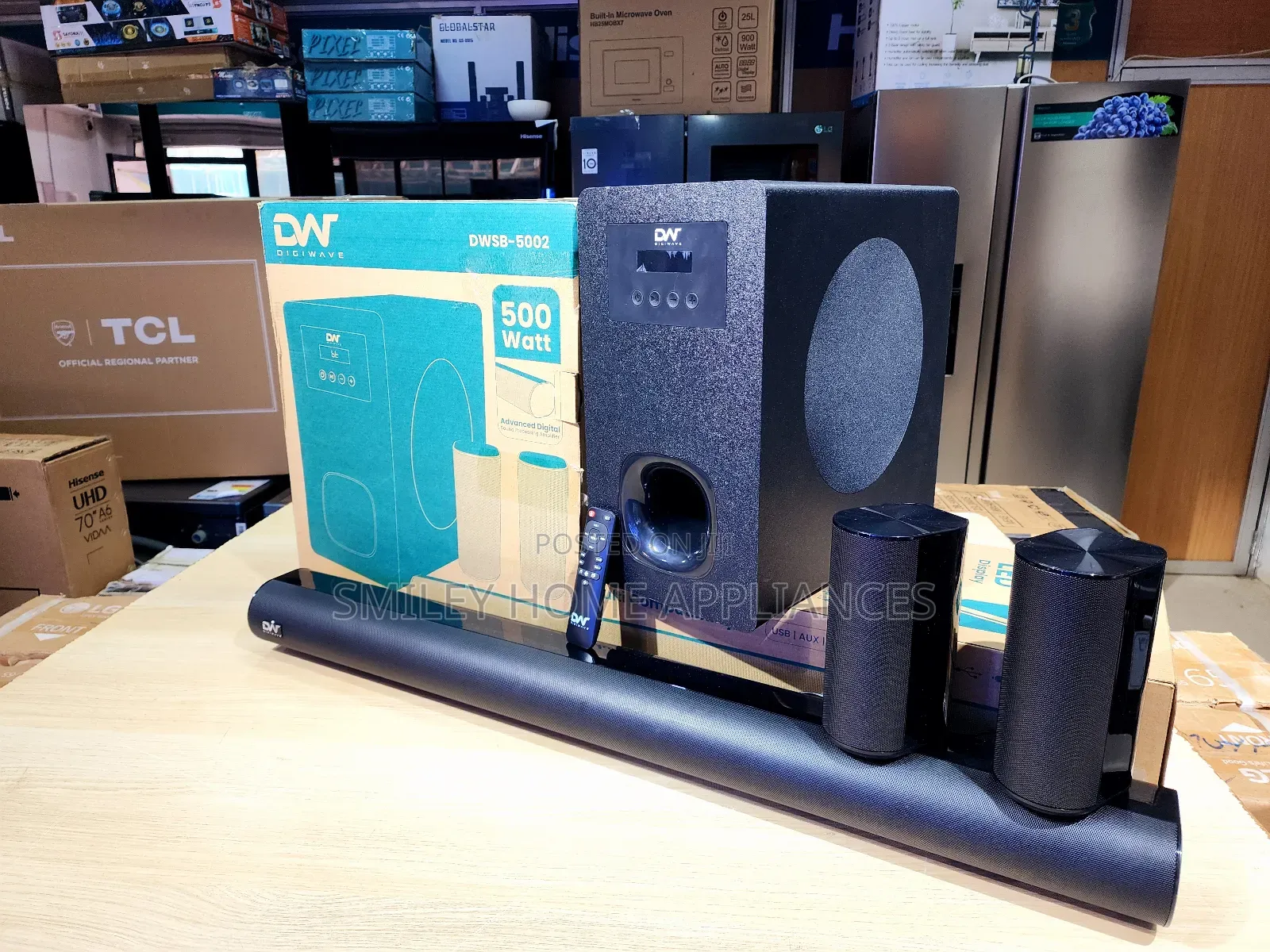 New Dw Soundbar 5.1channel 500watts
