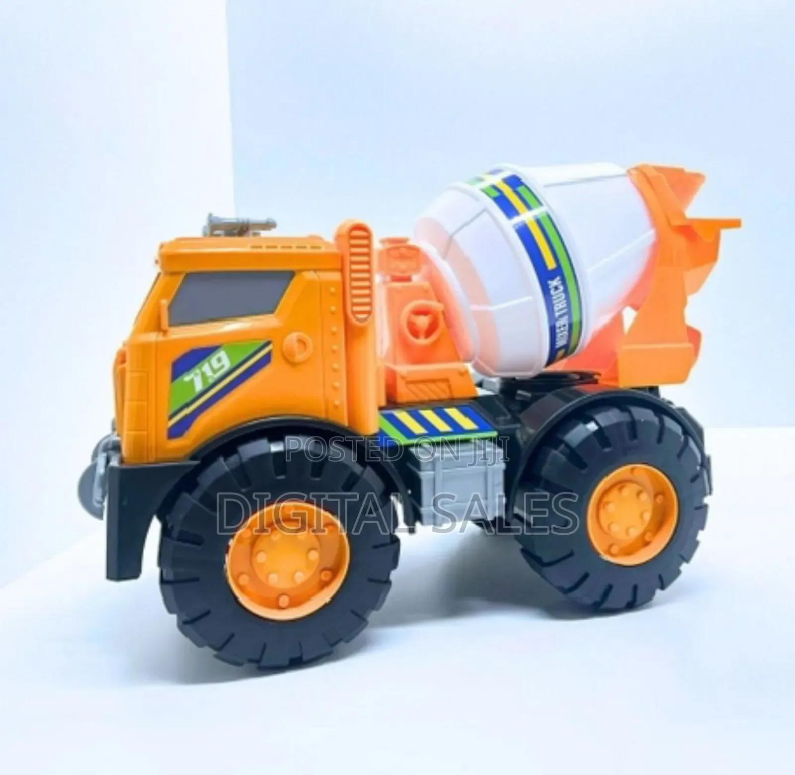 Concrete Mixer Construction Truck Toy for Kids - Manual