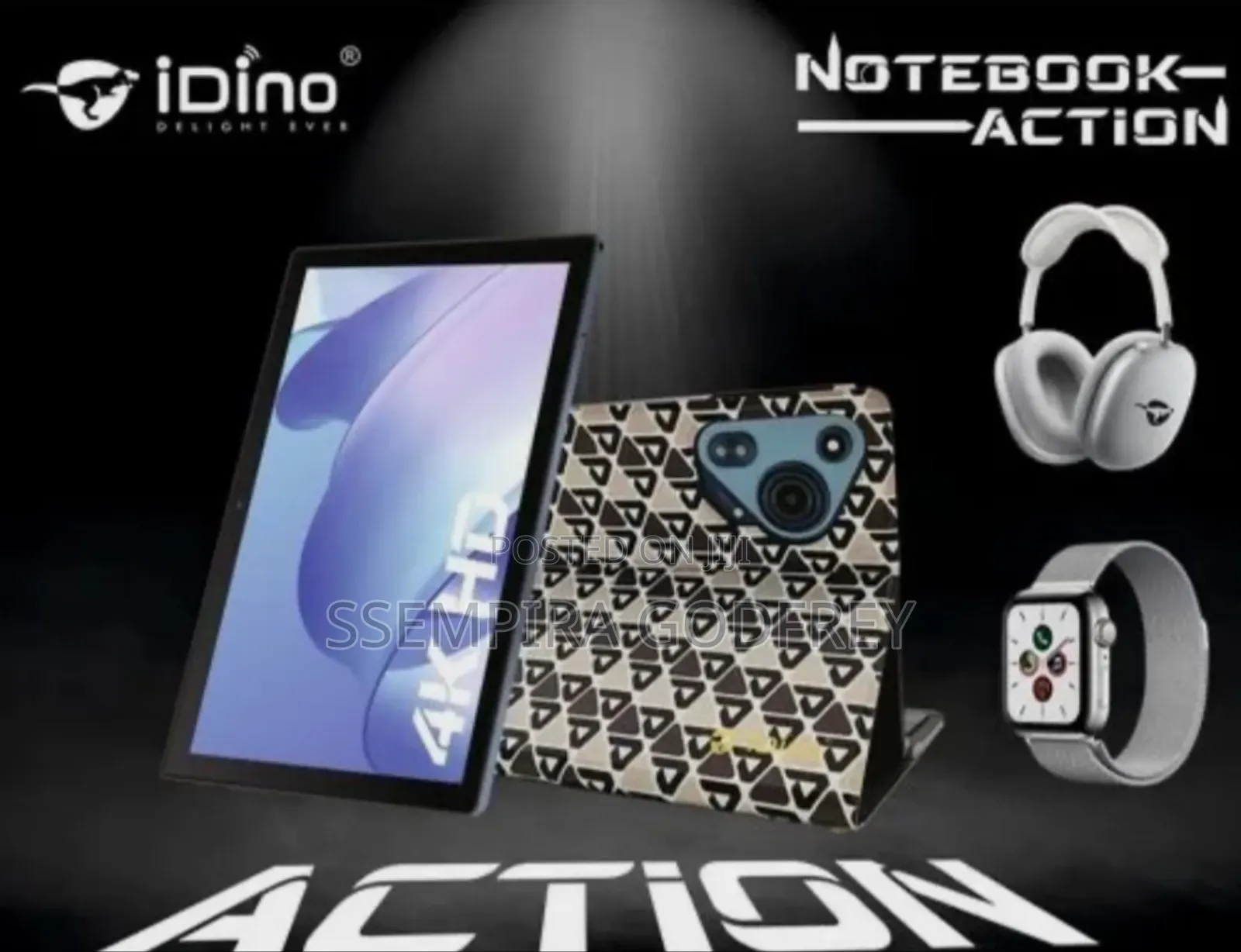 New Idino Notebook Action 512 GB Gray
