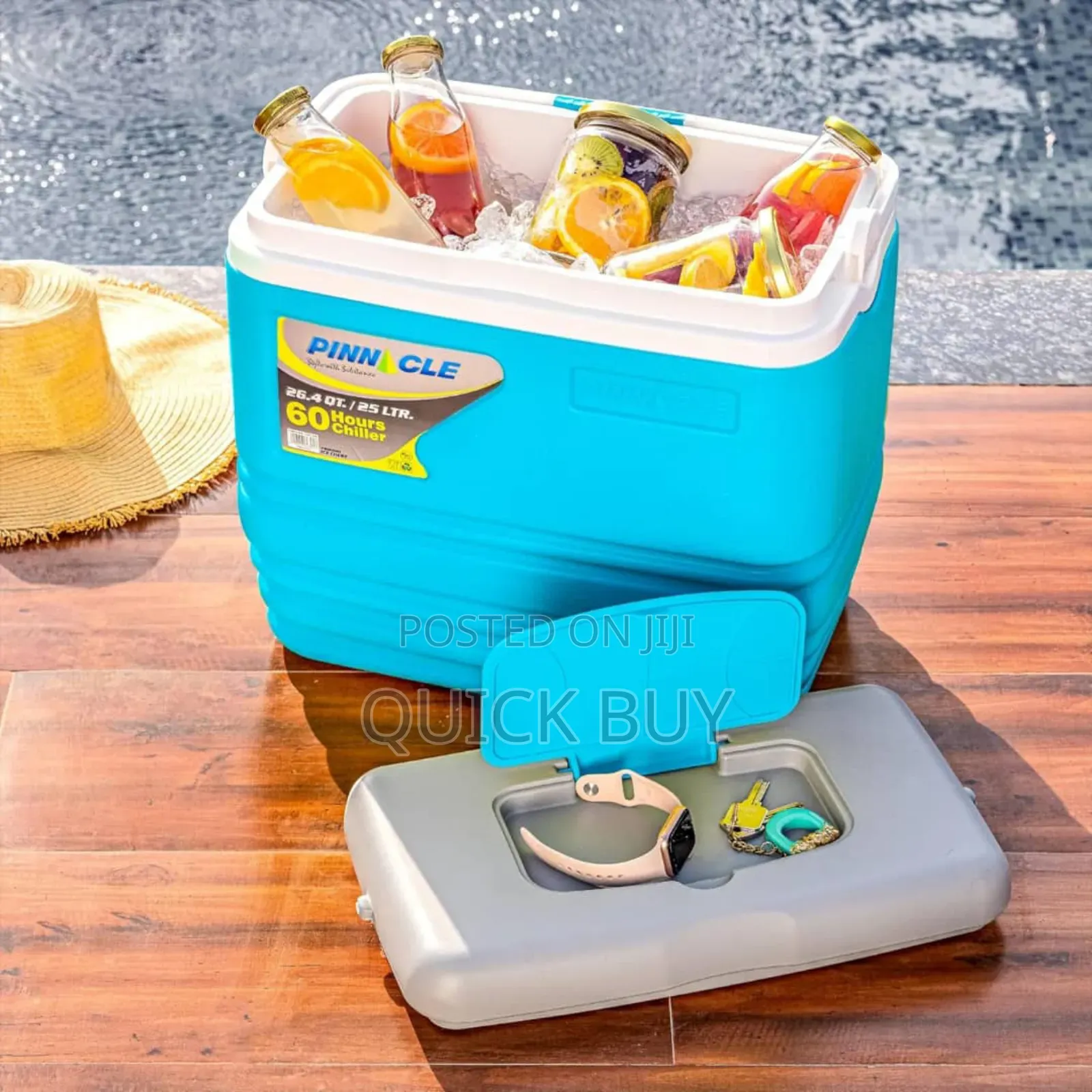 25l Pinnacle Insulated Water Cooler Ice Chiller Box