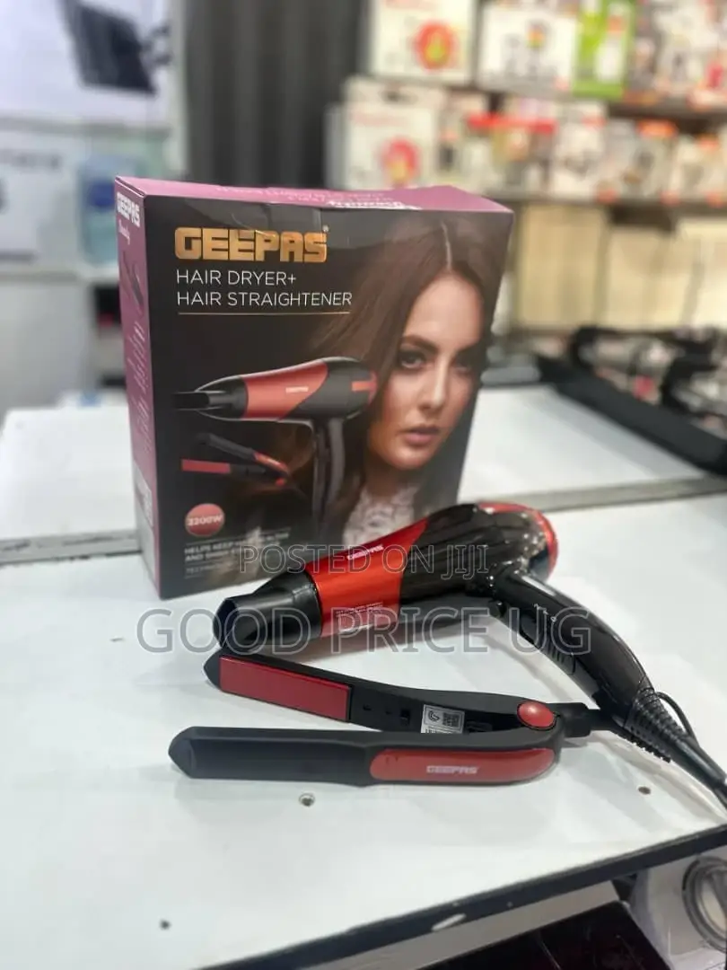 Geepas Hair Dryer + Straightener 2200w