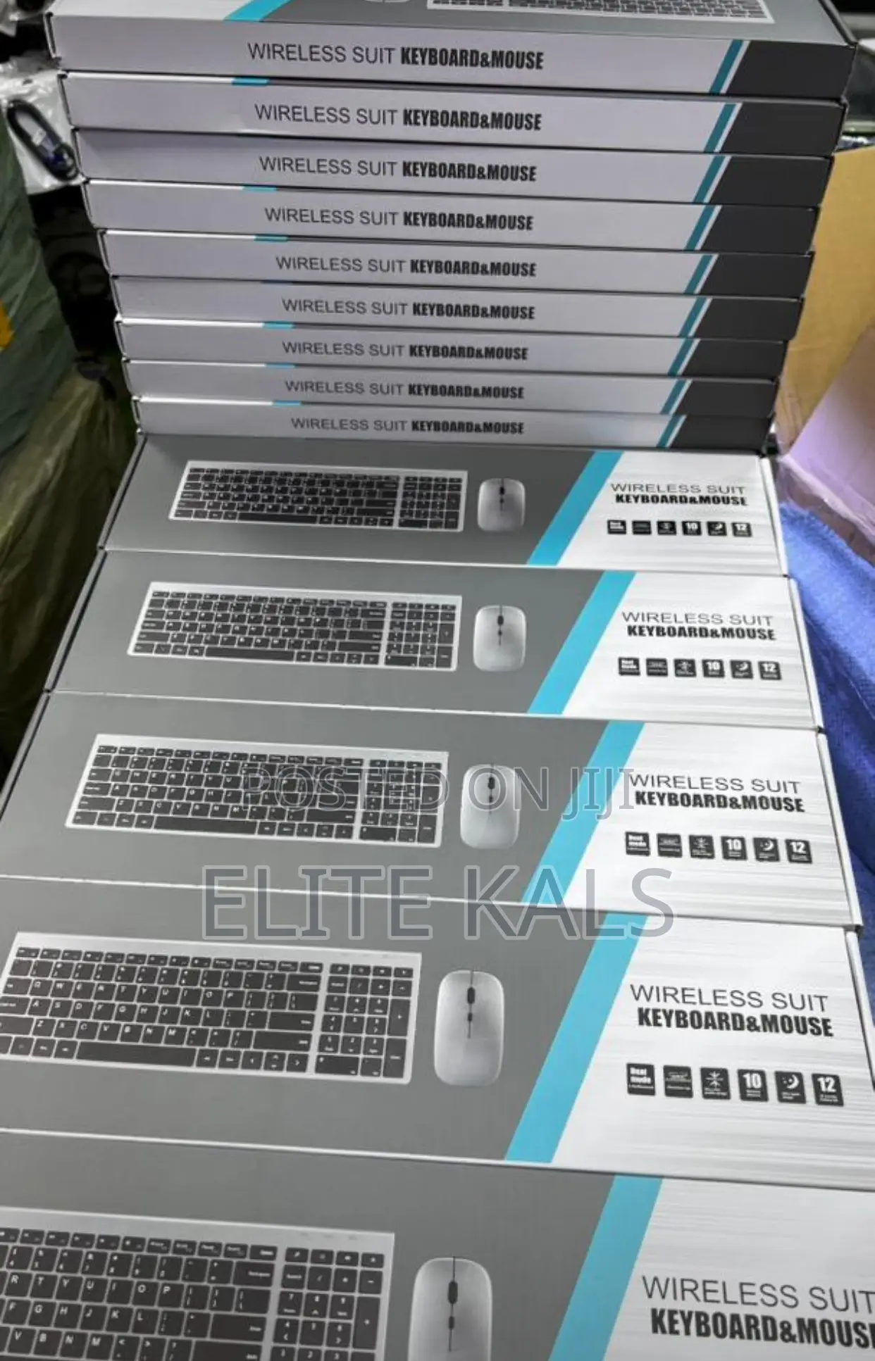 Wireless Rechargeable Keyboard and Mouse Combo