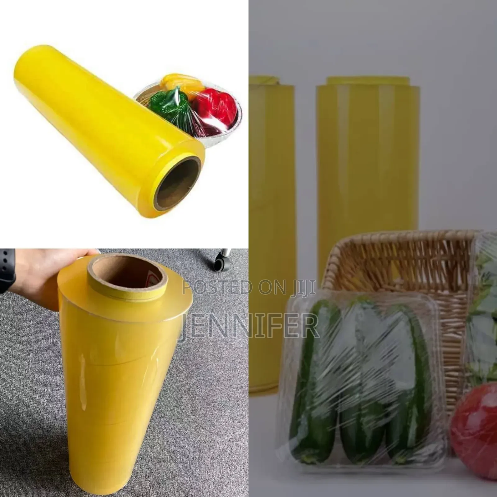 Biggest Roll Golden Food Grade Stretching Cling Film