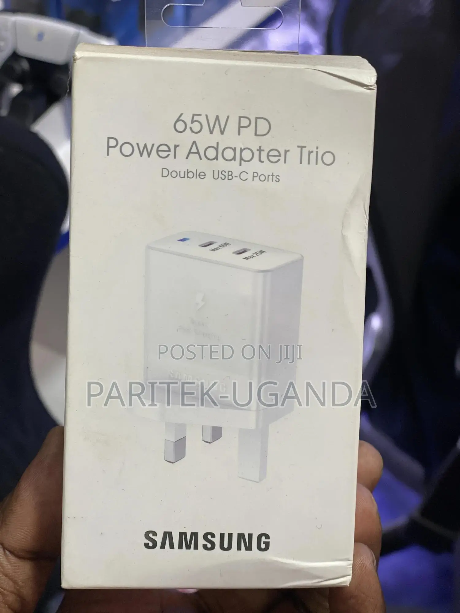 65w Pd Power Adapter/ Charger Trio for Samsung