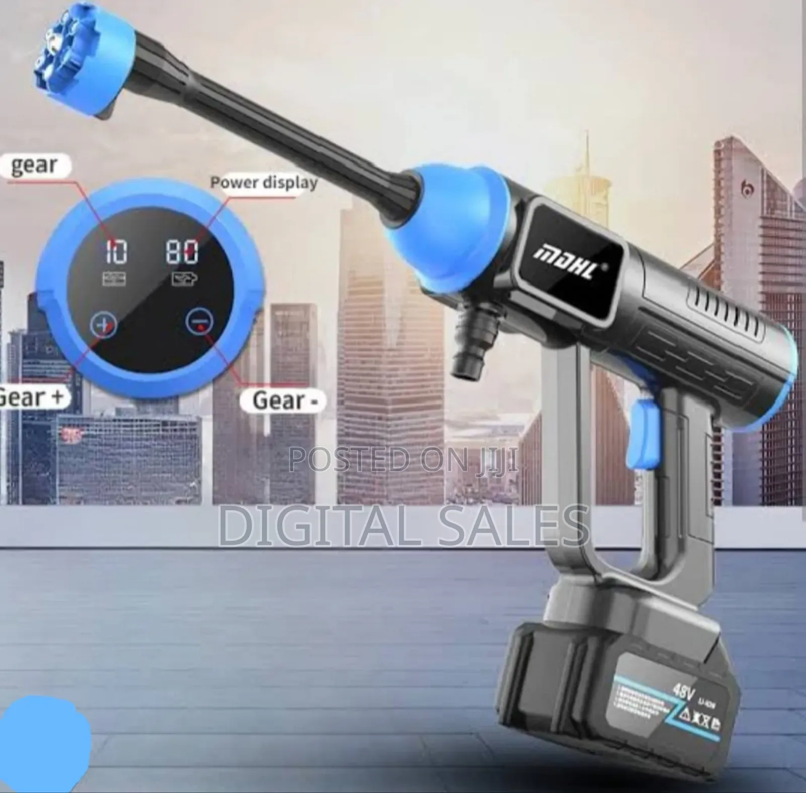 Portable Cordless Car Washer Gun