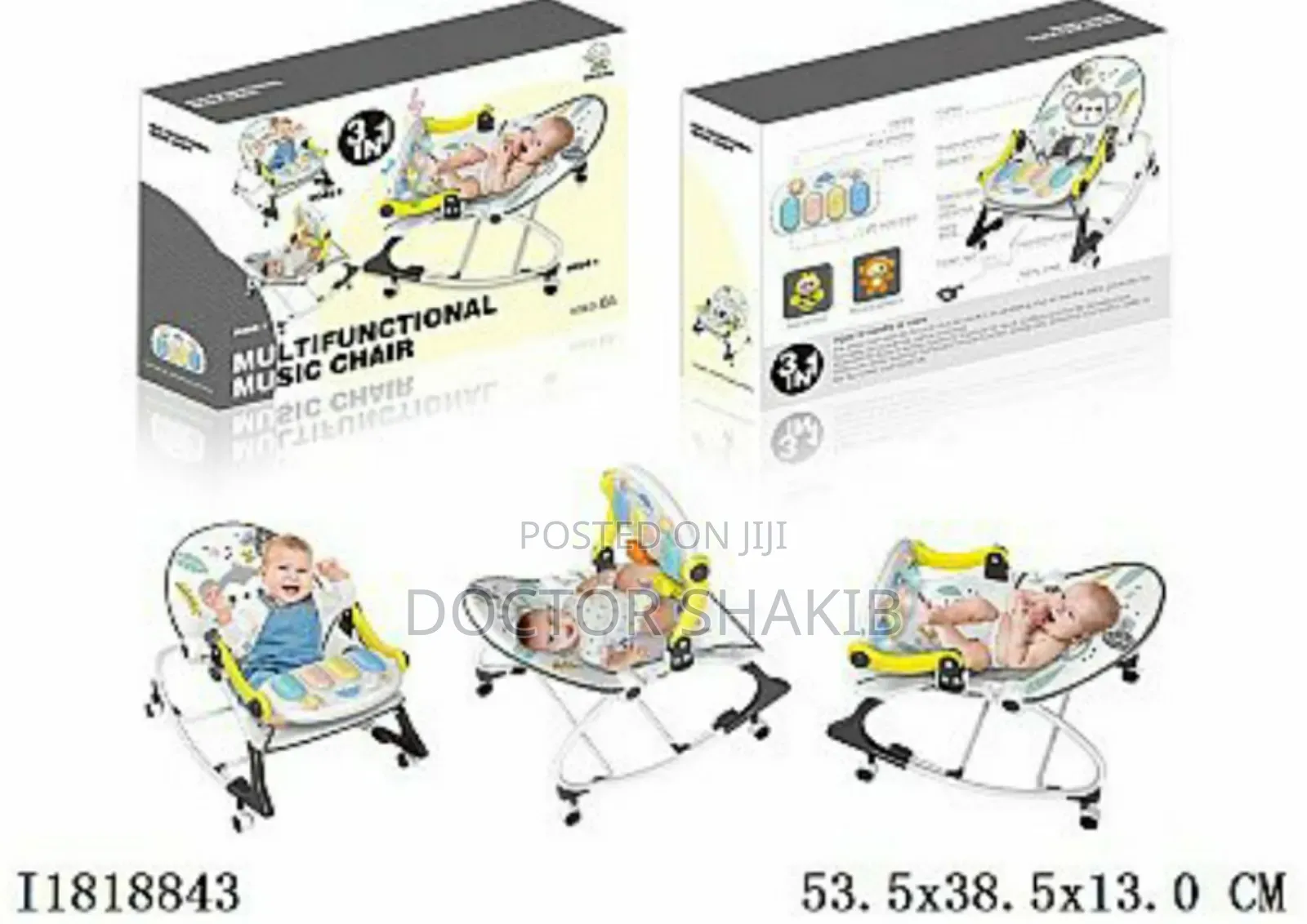 3 in 1 Multi-Function Baby Piano Music Chair