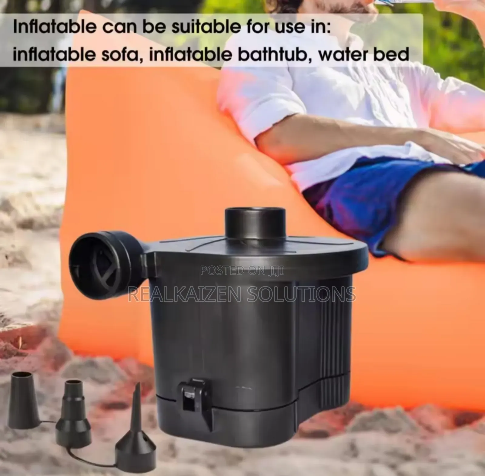 Battery Powered Electric Portable Air Pump 40w