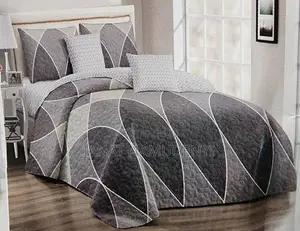 Grey 4 Piece Bedspread