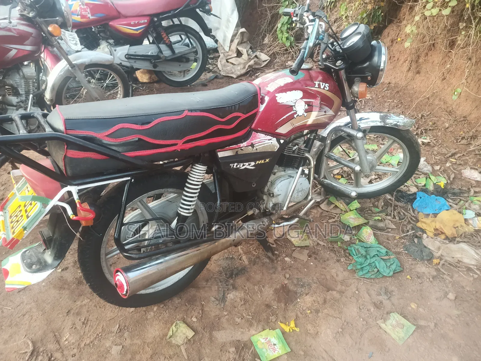 TVS XL 100 2017 Red
